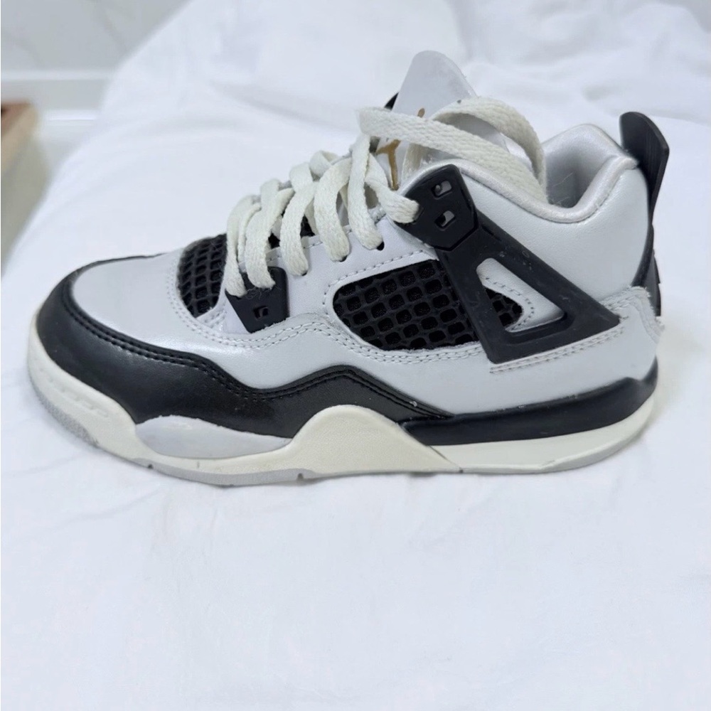 Stylish Kids' Black and White Sneakers